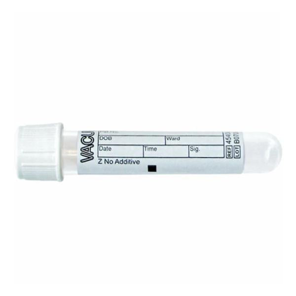 Tube Venous Blood Collection Vacuette 3mL 13x75mm Plstc AdtvFr Wht/Blk 1200/Ca